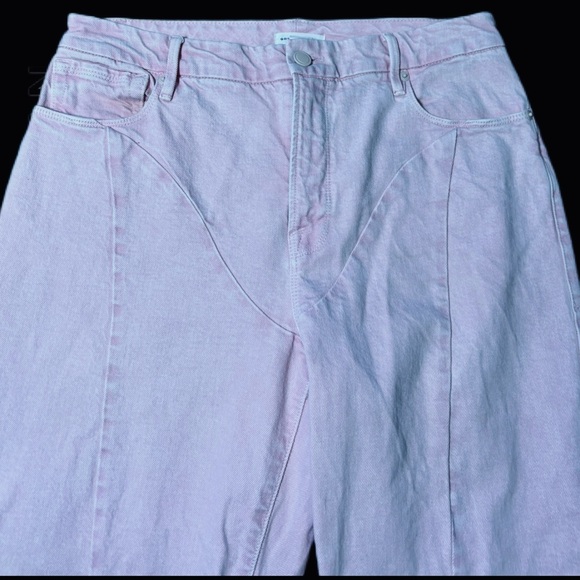 Good American Like New Good Legs Flare Mineral Rose Quartz Pink Jeans Size 10/30 - Picture 4 of 12